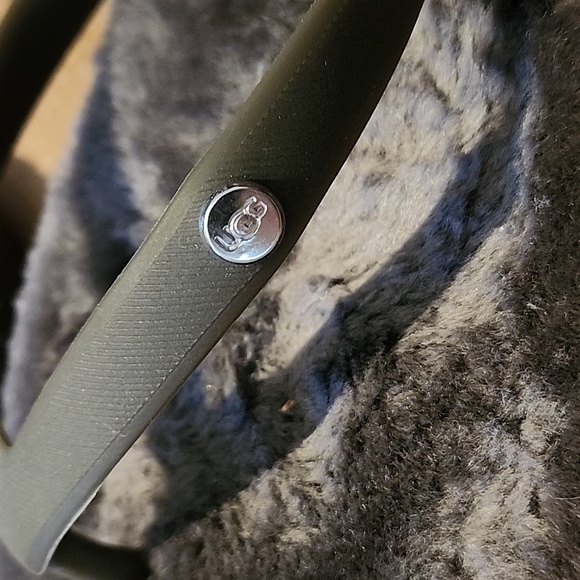 UGG Lamb Fur-lined Flip-Flop Sandals - Picture 7 of 7